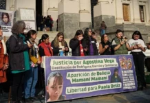 Organizaciones feministas exigieron justicia por Agostina Vega, Delicia Mamani y Paola Ortiz